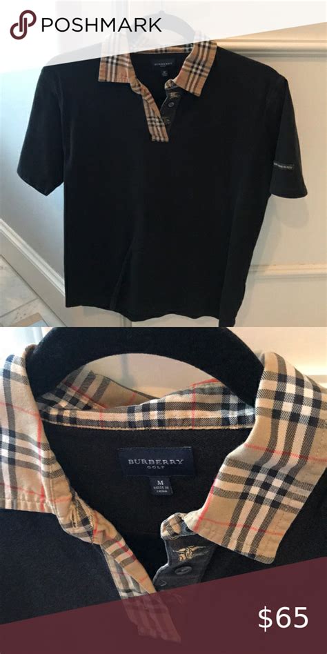 burberry golf t shirts